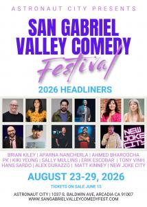 San Gabriel Valley Comedy Festival 2026 Headliners