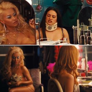 Jewell Farshad & Rosalía in "Euphoria." Credit: Screenshot: HBO