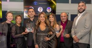 Lorraine Aceves and Waste Management Team presented the Community Award Winners at Night of Hope in Los Angeles CA