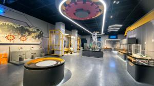 Custom interactive science museum exhibit by Zoomking, designed for durable use in children's museums and high-traffic science centers