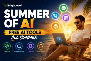 HighLevel Summer of AI 2026 - free AI Copilots, Voice AI, Conversation AI, and AI Studio available to all enrolled accounts June 1 - August 31.