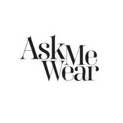Ask Me Wear logo - authenticated luxury fashion outlet for designer bags, shoes, sunglasses and clothing at outlet prices