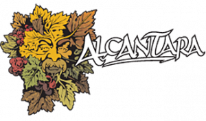 Official Alcantara Vineyard logo featuring a grapevine-inspired design representing the award-winning Arizona winery and vineyard.