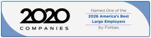 Recognized as a Forbes Best Large Employer