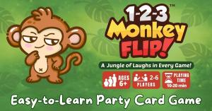1-2-3 Monkey Flip, Party Card Game