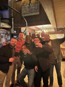 "The Whiskey Club event inside the historic Farmhouse at Spring Mill Cafe."