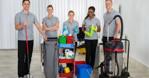 Cleaning 365 Services quality control inspection and performance monitoring in commercial cleaning operations across office and industrial facilities