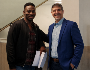 Victor Agbugba, Afribarn CEO with Rich Mason, GP of Alpha Kingdom Capital