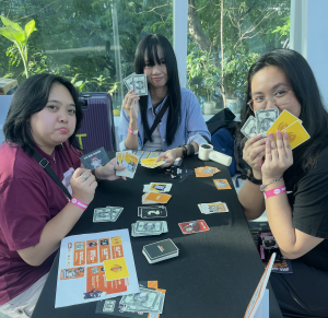 People playing Trash Traders