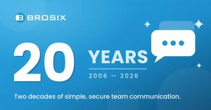 Brosix 20 years since published