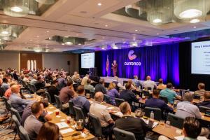 Crowd view of stage at IUM Summit 2025