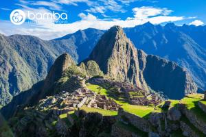 Machu Picchu in Peru - overhead view