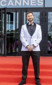 Dr Nicholas Hastings at the red carpet event for the sHEALed Premiere