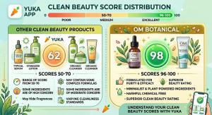 yuka score comparing skincare