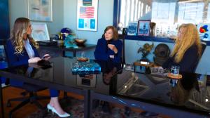 Olga Schmidt, Dr. Sylvia Earle, and Liz Taylor during the ALLATRA interview, “The Greatest Era of Ocean Discovery.”