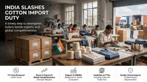 India Slashes Cotton Import Duty