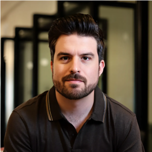 Portrait of Logan Kelly, Waxell Founder and CEO, leading the AI agent governance partnership with millionways