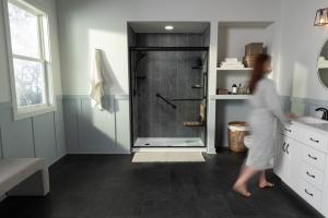 West Shore Home Luxury Shower in Iron Quarry