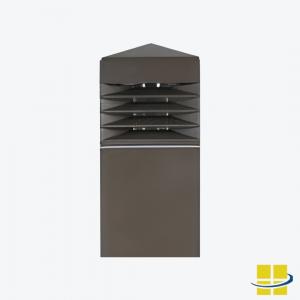ARCO 40w Square Heavy Duty Vandal Resistant LED Bollard Light (Bollard Head)
