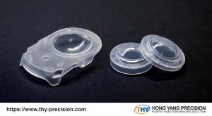 Ultra-precision plastic injection mold for silicone hydrogel contact lens manufacturing developed by THY Precision for medical and ophthalmic device production.