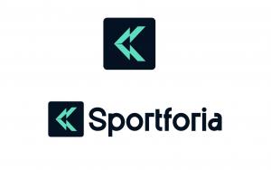 Sportforia social sports platform logo - watch, create and share legendary sports moments