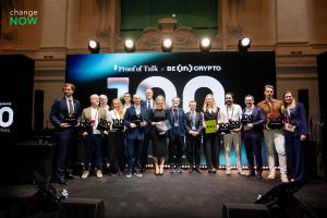 ChangeNOW at BeInCrypto Institutional 100 Award ceremony