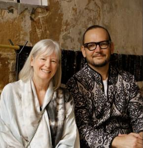 Portrait of We Are Legacy co-founders Lesley Pennington and Robert Meeder, founders of a digital identity platform connecting handmade products to their makers, materials, and provenance.