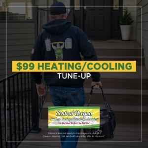 Central Oregon Heating, Cooling, Plumbing & Electrical is offering a $99 Heating/Cooling Tune-Up