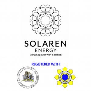 DOE accreditation and PCAB registration documents of Solaren Renewable Energy Solutions Corp., a licensed solar EPC company in the Philippines.