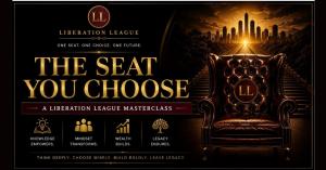 An empty executive seat simulating one seat. one choice one future.