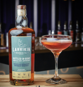 five barrel blend. 100 proof bourbon wins gold