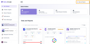 Terapage Get Started page overview