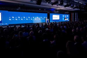 Prime Minister Sir Keir Starmer and London Tech Week Crowd