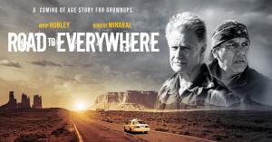 Whip Hubley and Robert Mirabal star in "Road to Everywhere"