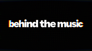 Behind The Music interview series logo from Hype-Index, the independent music editorial platform.