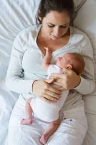 Mother and baby