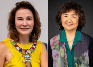 M. Teresa Lawrence (L), President & Executive Director, The Trueness Project; and Mavis Tsai, Founder of Awareness, Courage & Love Global Project. Photo: Teresa/Mavis.