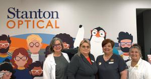 Stanton Optical Seneca Staff Celebrating Grand Opening Ceremony