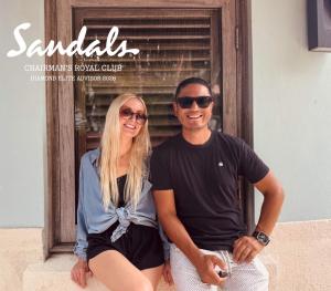 Jonathan and Angela Sandals CRC Diamond Elite Advisors from Rivage Travel