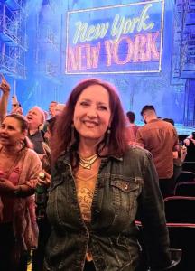Cristina Fontanelli Candidate for NYS Assembly 75 at the Broadway show NY NY
