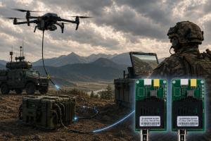 Tethered Drone Fiber Optic Converters – NDAA Compliant