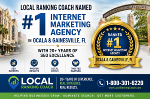 Local Ranking Coach Named #1 Internet Marketing Agency in Ocala & Gainesville