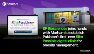 Marham and BF Biosciences Launch #SlimPossible, Pakistan’s First Digital Obesity Clinic