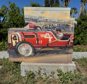 Utility Box – Street-Facing Side After Art Wrap
