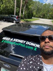 Kidney for Phil on Car Wrap