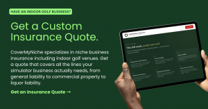 Commercial Golf Simulator Insurance