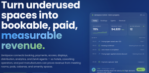 ZenSpace.io operating platform helps hotel operators turn underused spaces into bookable revenue.