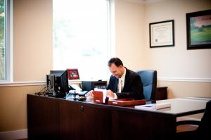Scott Sobol, personal injury attorney and founder of The Law Offices of Scott Sobol, at his office in Davie, Florida.