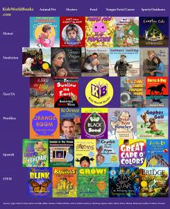 Covers of multicultural and bilingual children's books by KidsWorldBooks