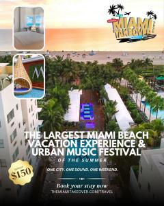 The Miami Takeover is back this summer July 24–27, 2026 and is partnering with the legendary Marseilles Beachfront Hotel to deliver exclusive rates and an unforgettable art deco beachside experience you won't find anywhere else.